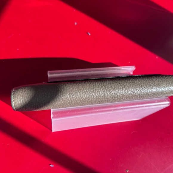 Celine Leather Wallet Taupe w/ Yellow Interior EUC - Picture 10 of 16